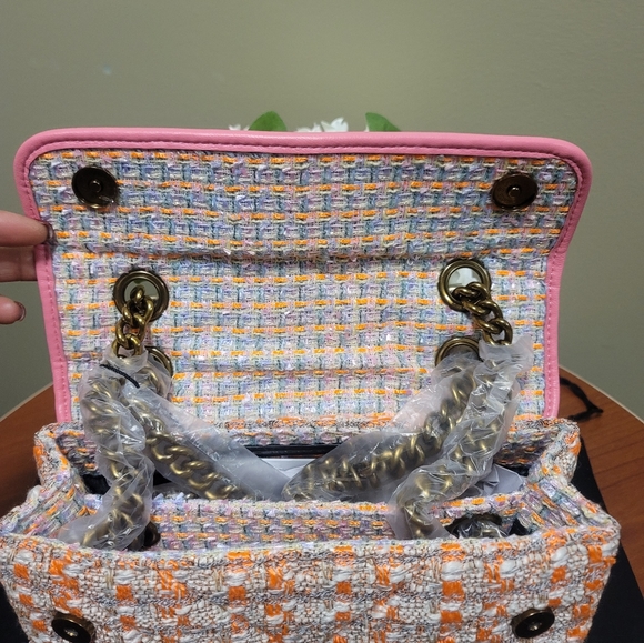 Kensington Tweed Convertible Shoulder Bag Kurt Geiger London - Picture 10 of 12